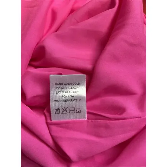 NEW Superdown Addison Maxi Dress Women's Small Pink Square Neck Spaghetti Straps